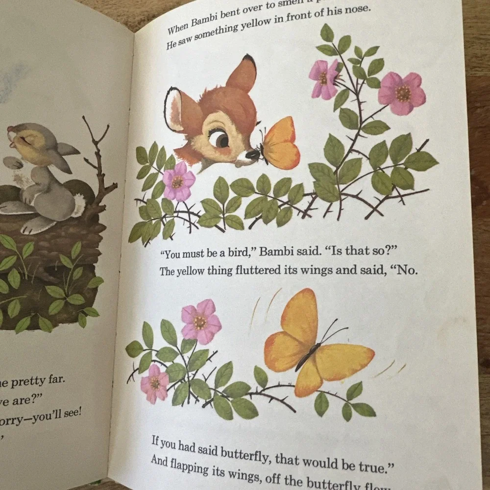 Bambi Gets Lost (1972 ) Hardcover Book - Disney's Wonderful‎ World of Reading